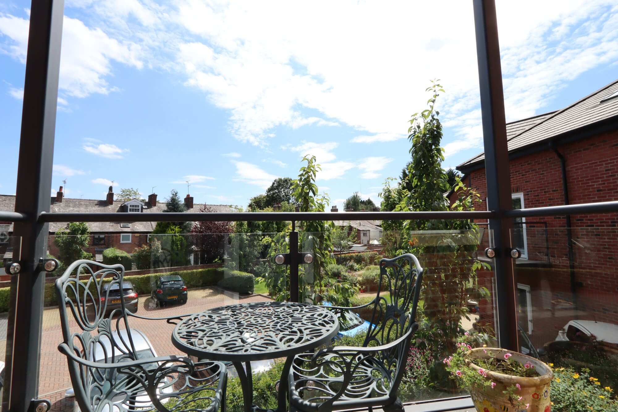 The Chimes in Cheadle - balcony view (image 1 of 2)