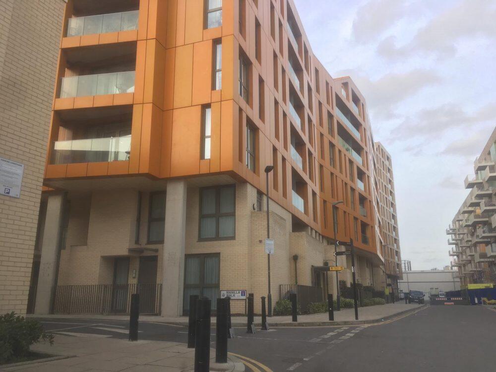 Enderby Wharf in Greenwich - view