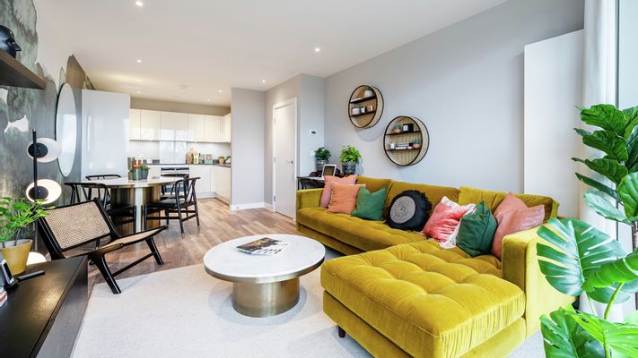 Fairwood Place in Borehamwood - living room