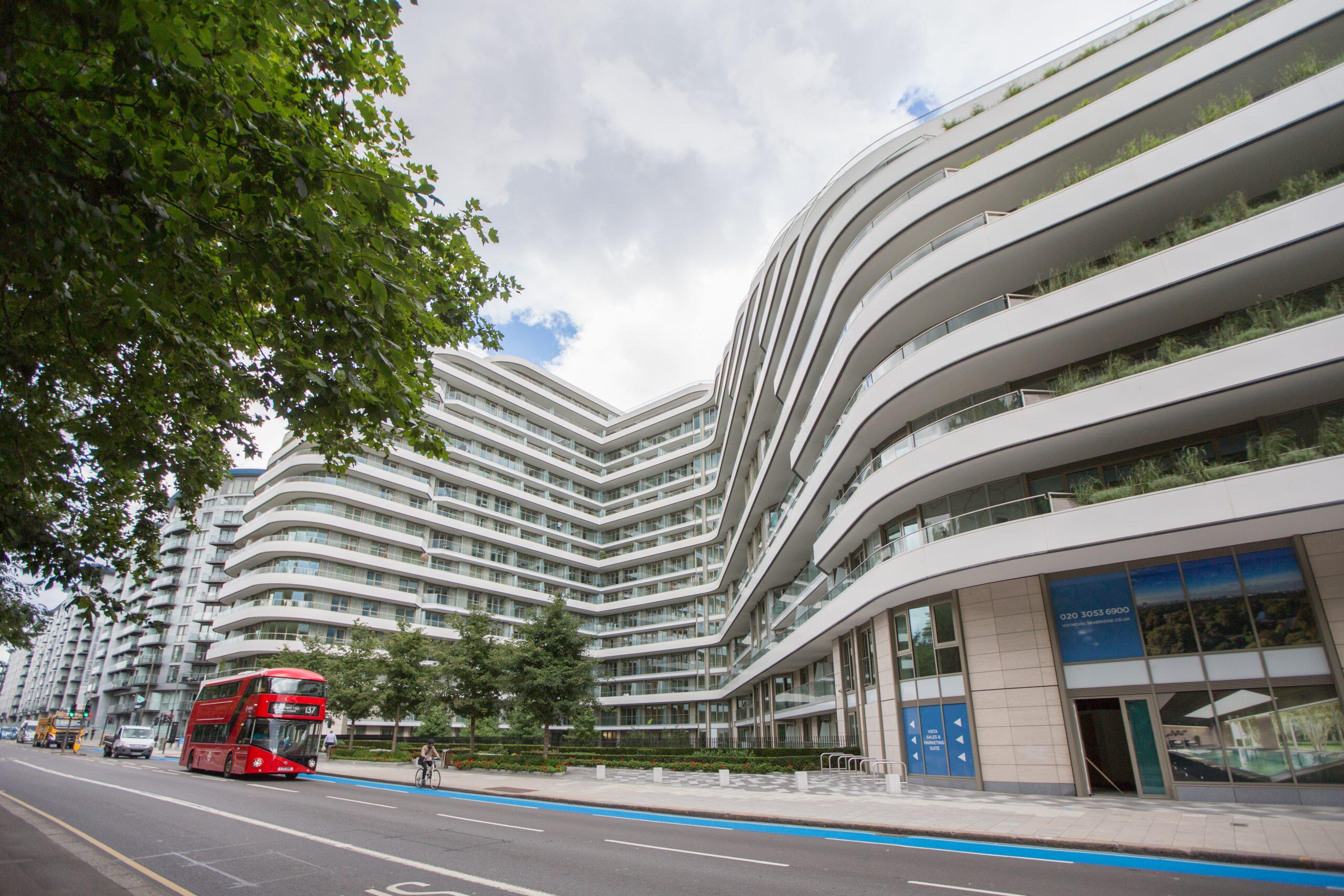 Vista in Battersea - view