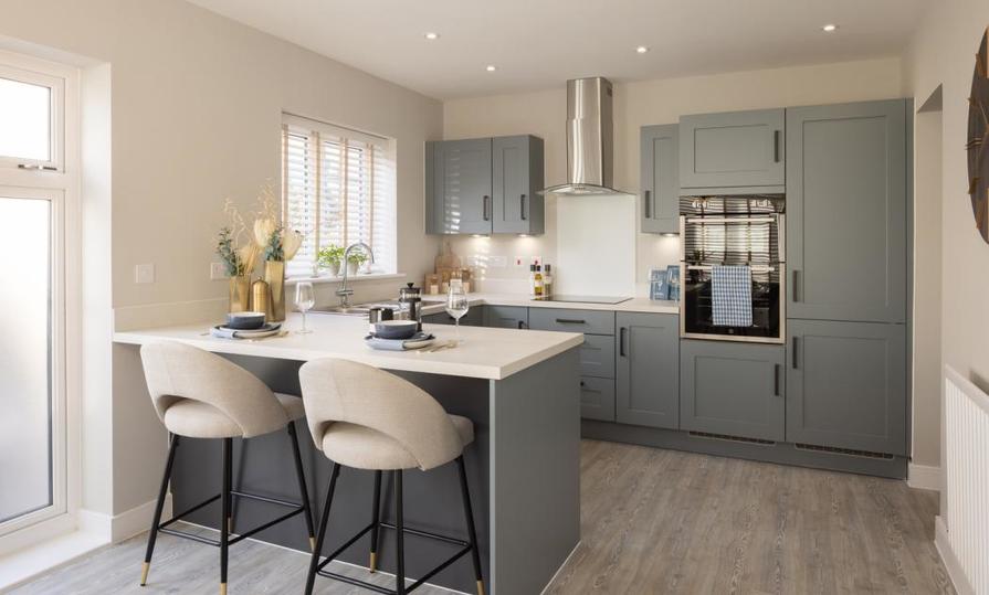 Oakwood Place in Spencers Wood - kitchen area (image 2 of 18)
