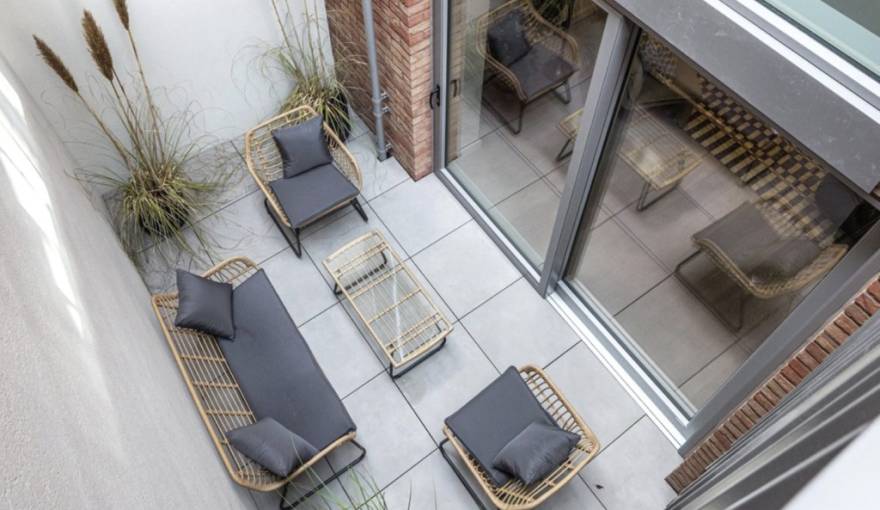 Lamb Mews in Hackney - balcony view (image 1 of 2)
