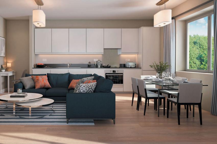 Springfield Place in Tooting - living room (image 3 of 5)