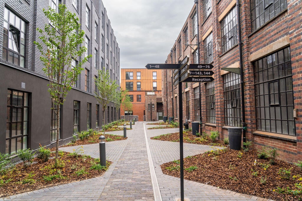 Gilders Yard in Birmingham - view