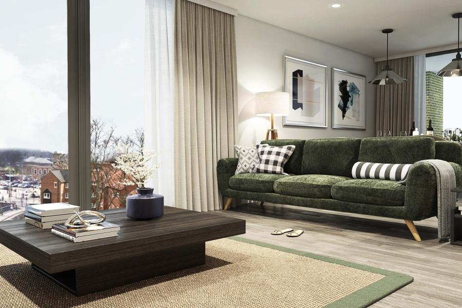 The Wharf in Altrincham - living room (image 3 of 6)