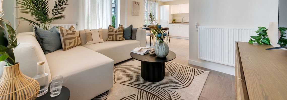 Shared Ownership at Eastman Village in Harrow - living room (image 1 of 9)