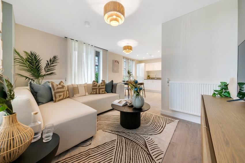 Shared Ownership at Eastman Village in Harrow - living room (image 3 of 9)