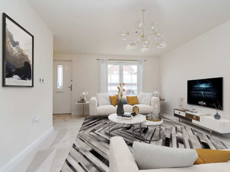Lucas Place in Birmingham - living room (image 1 of 6)