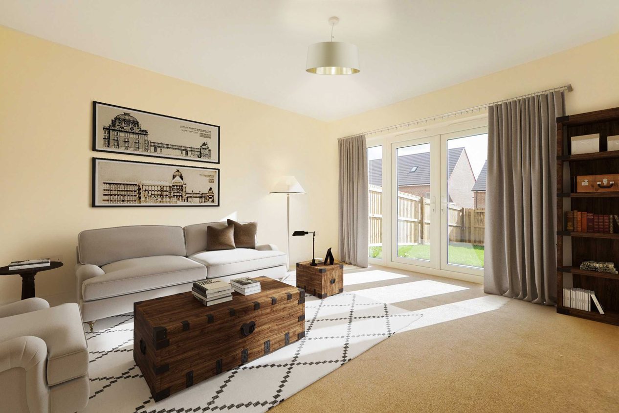 Willow Heights in Exeter - living room