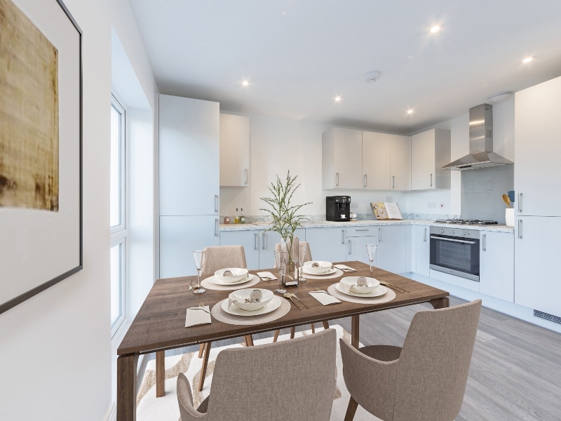 Woodside Grove in Camberley - kitchen area (image 3 of 8)