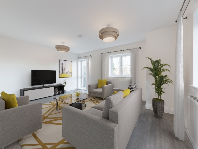 Woodside Grove in Camberley - living room (image 2 of 8)