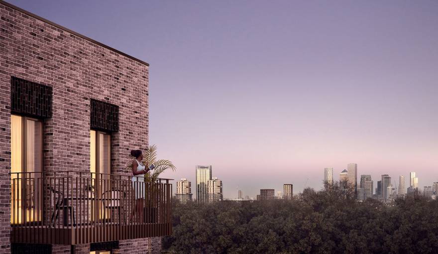 345 Southwark Park Road in Bermondsey - balcony view (image 1 of 2)