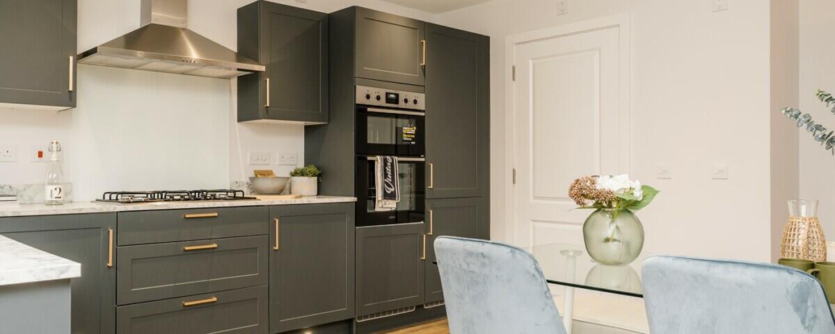 Crestwich View in Glasgow - kitchen area