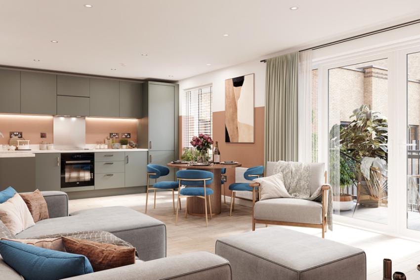 Excalibur, Shared Ownership in Lewisham - kitchen area (image 3 of 12)