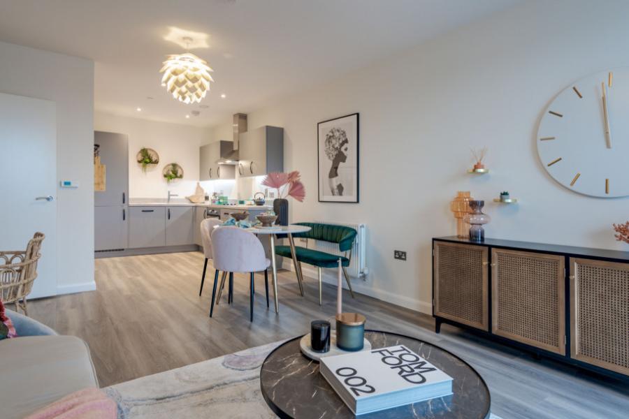 L&Q at Hayes Village in Hillingdon - living room (image 1 of 9)