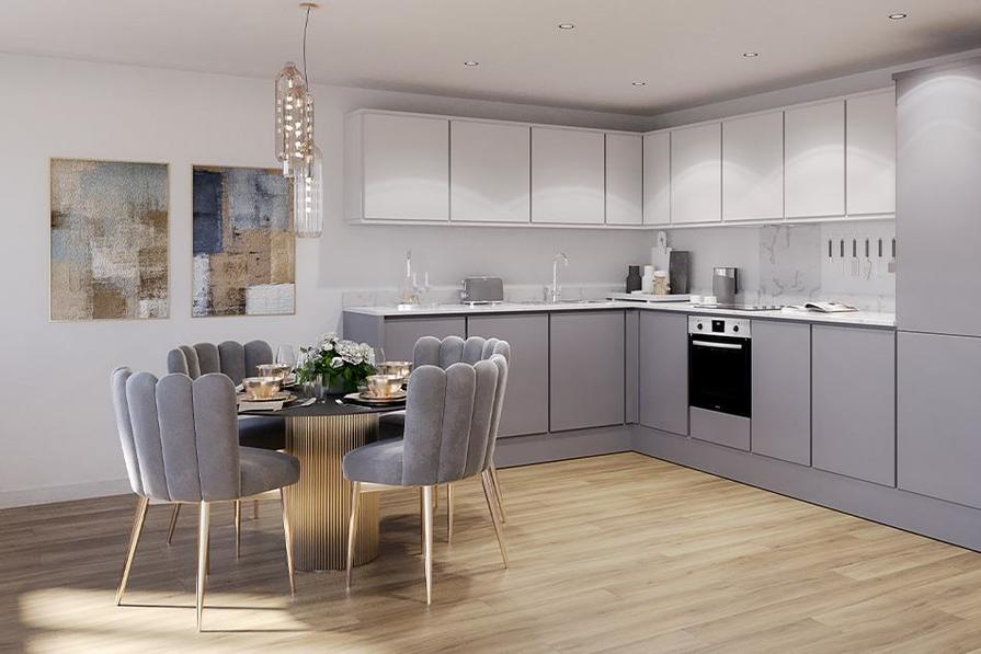 Molesey Crest in West Molesey - kitchen area (image 3 of 6)