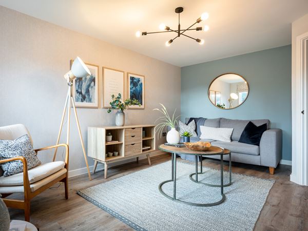 The Hamptons in Newcastle under Lyme - living room (image 2 of 9)
