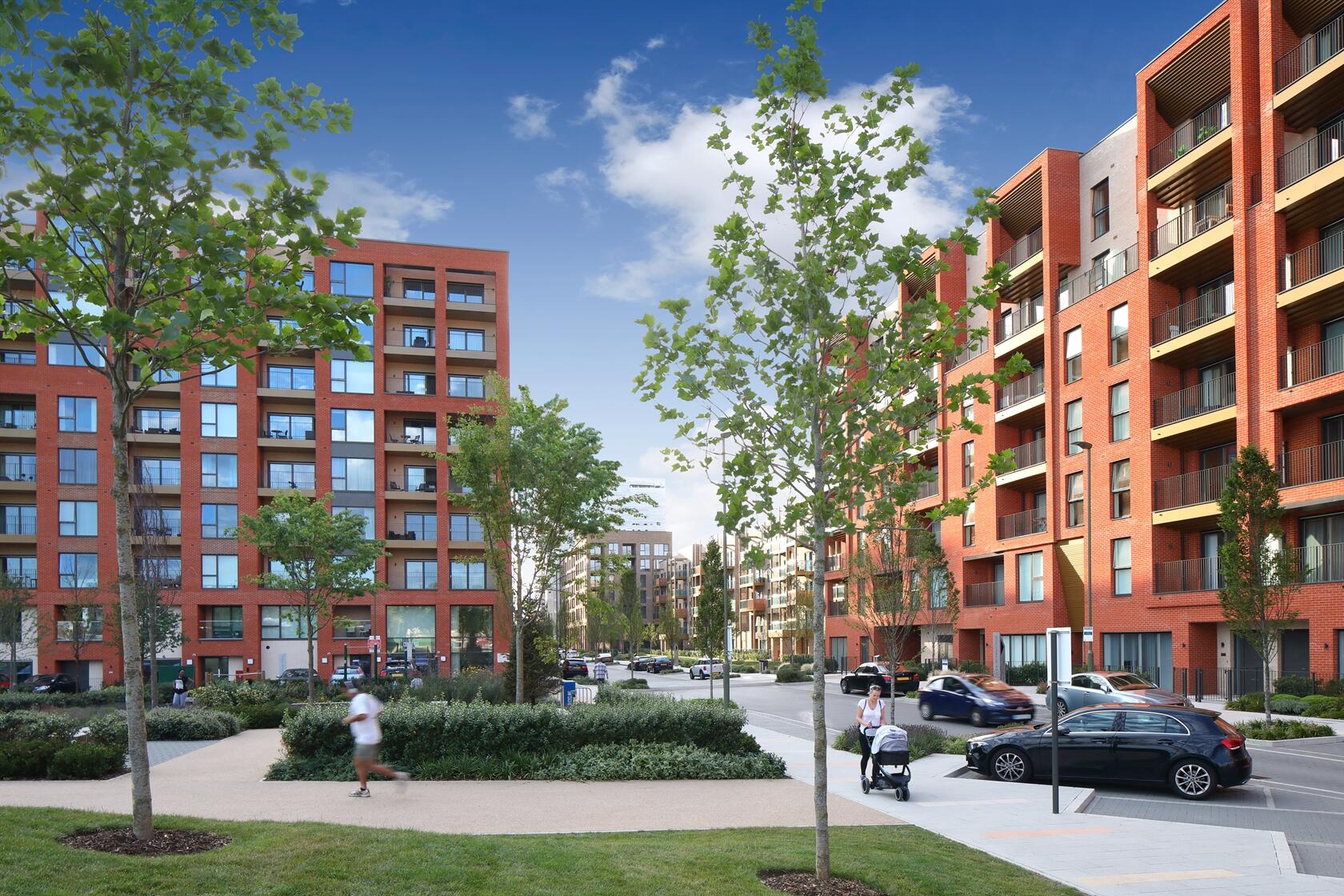 Colindale Gardens in Kingsbury - view