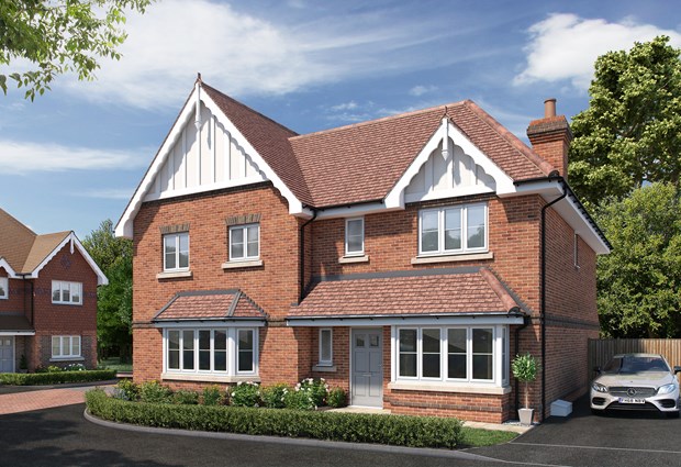 Rectory Gardens in Balcombe - view