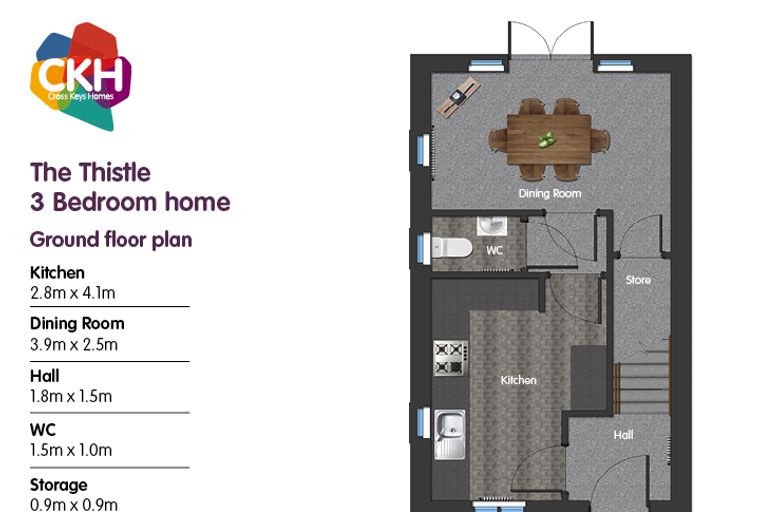 3 bedroom house for sale - Image 2