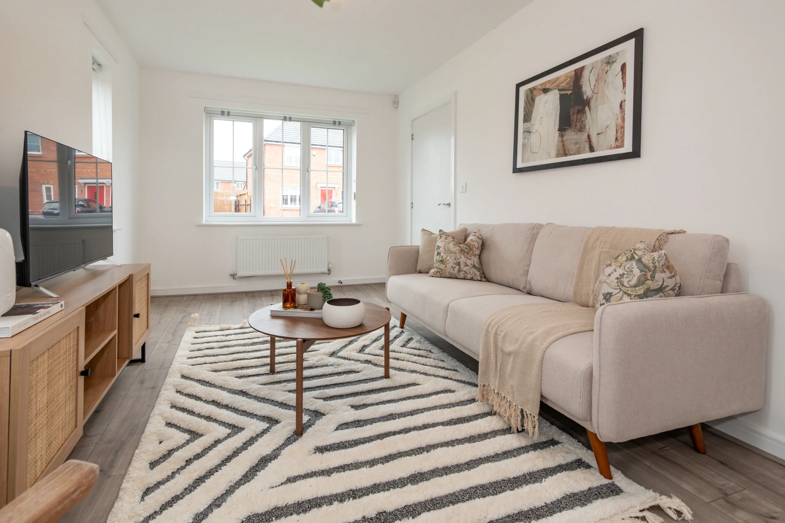 Strawberry Grange in Ash Priors - living room (image 2 of 4)