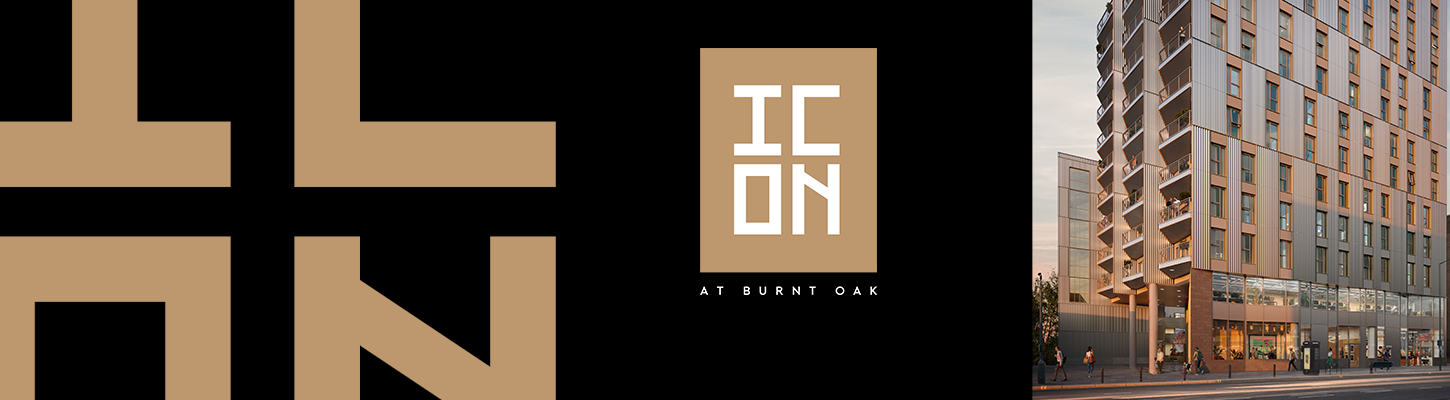 Icon at Burnt Oak in Edgware - view