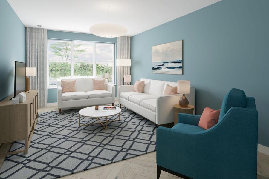 Shawfair in Edinburgh - living room (image 2 of 15)
