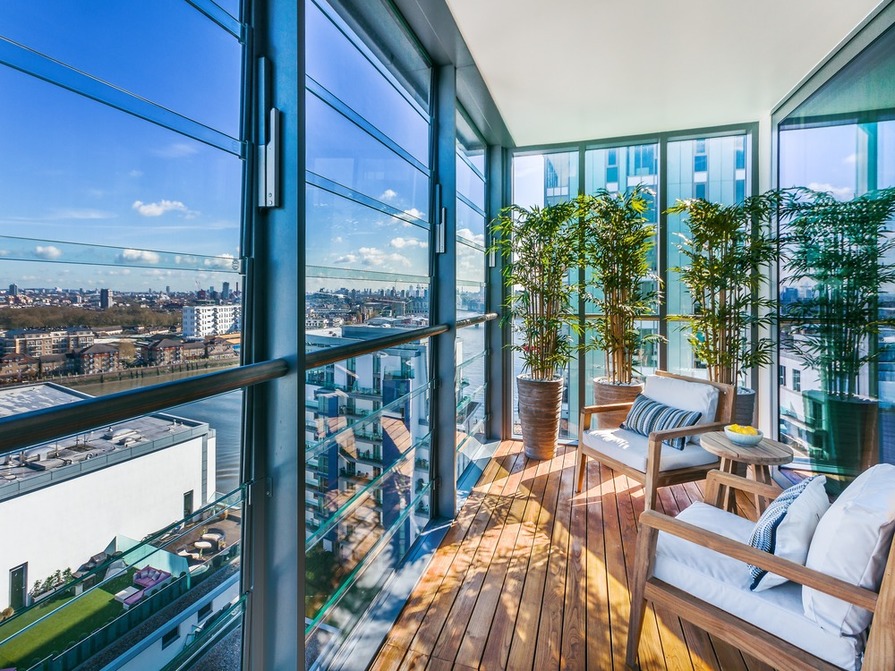 Riverside Quarter in Wandsworth - balcony view (image 2 of 12)