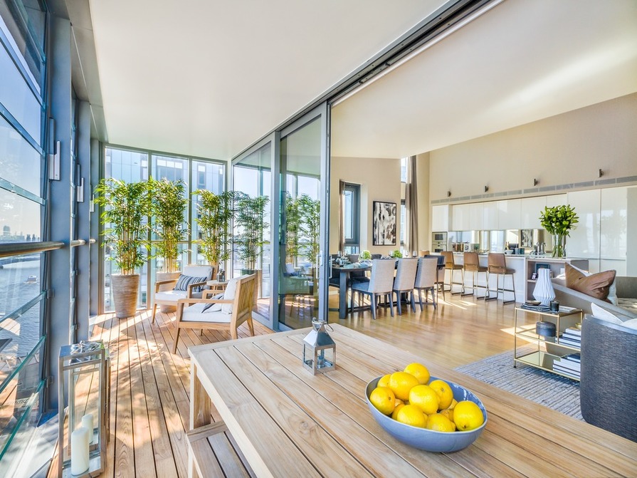 Riverside Quarter in Wandsworth - living room (image 1 of 12)