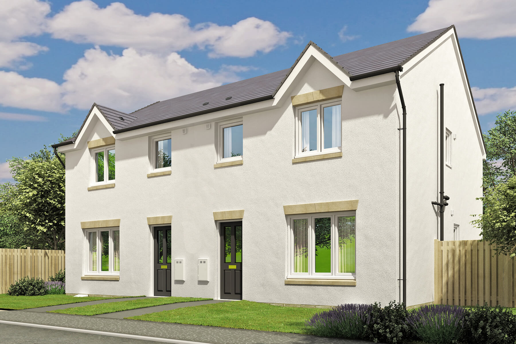 3 bedroom semi-detached with fully fitted kitchen worth £2,190 - Image 1