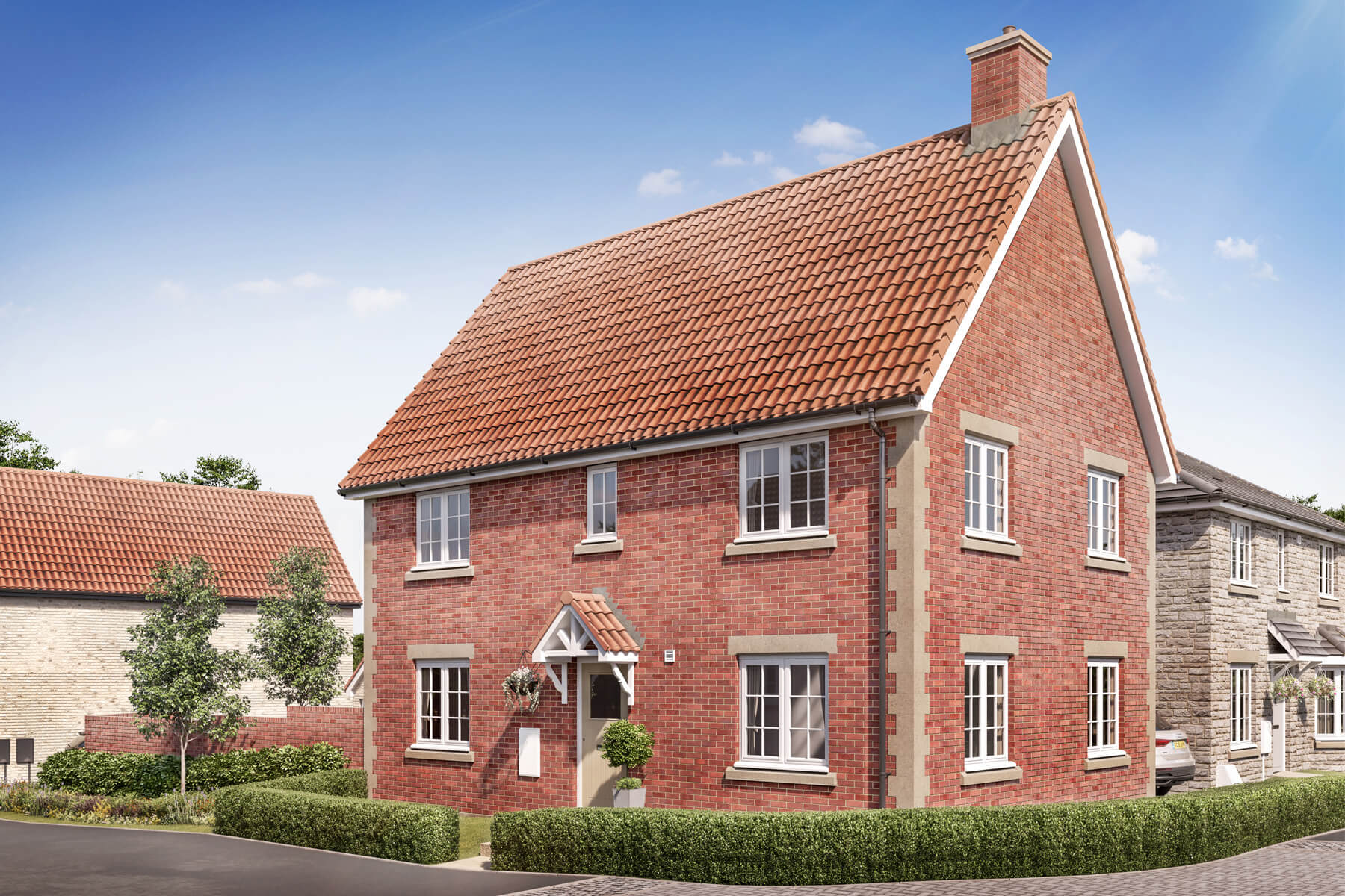 4 bedroom detached with views of open space - Image 1