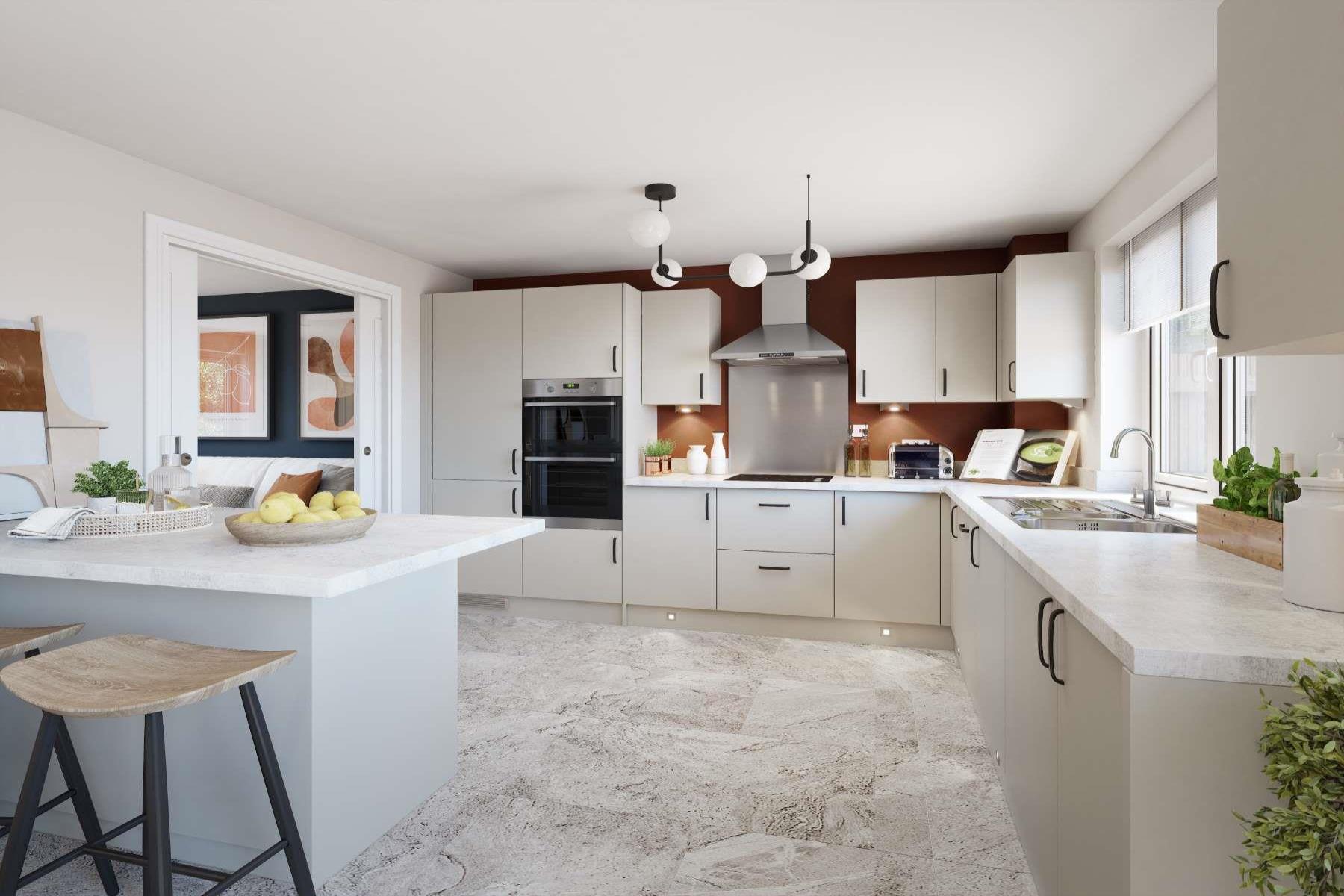 5 bedroom detached with double garage and overlooking green open space - Image 1