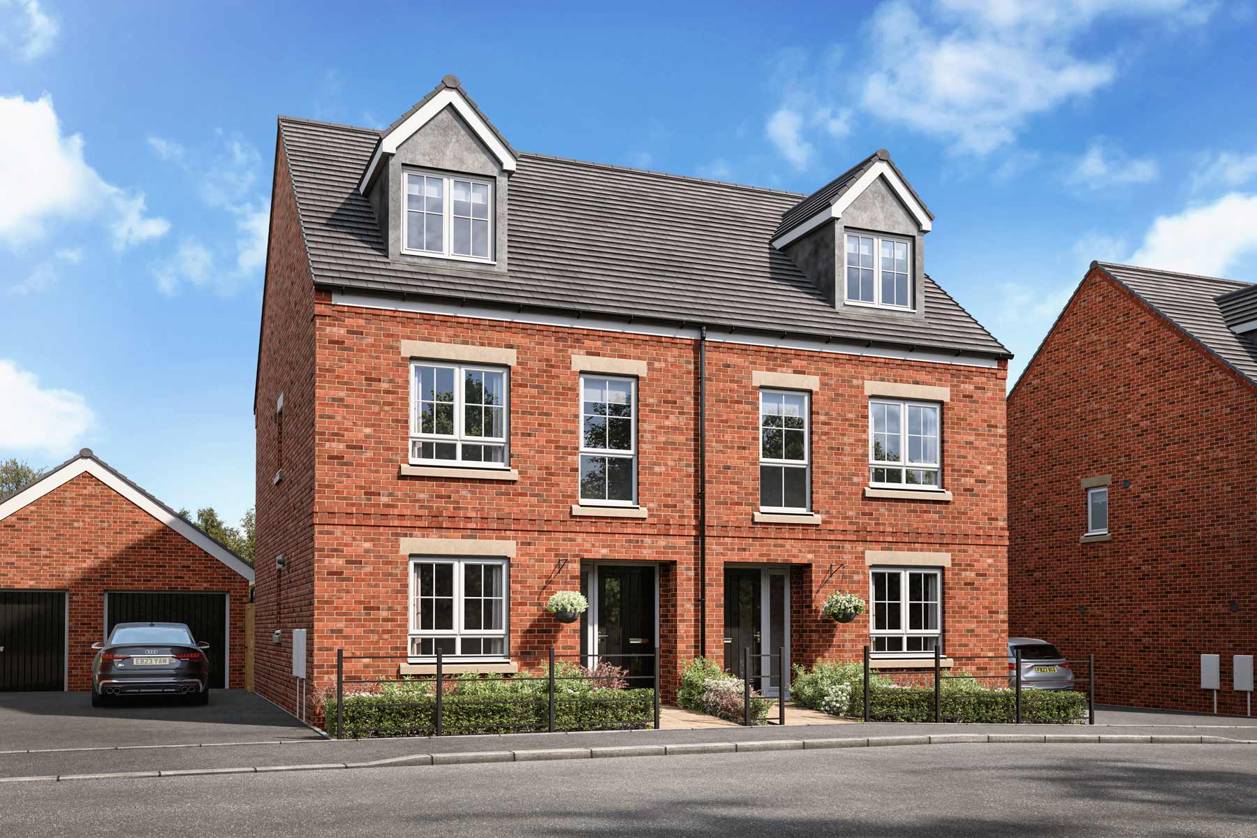 4 bedroom semi-detached with garage and driveway - Image 1