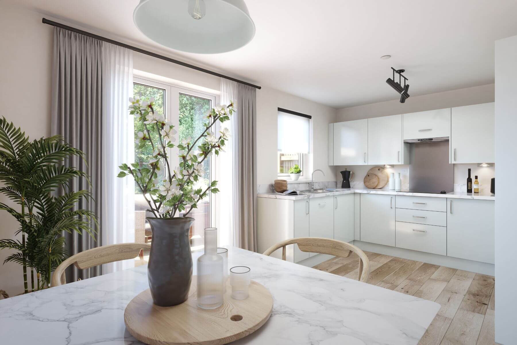 3 bedroom mid terrace with two parking spaces and near green open space - Image 1