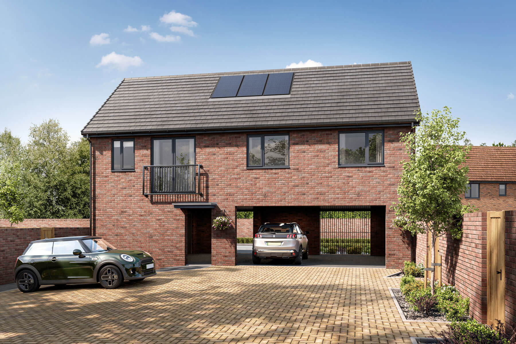2 bedroom coach house with a Juliet balcony & personalise your new home - Image 1