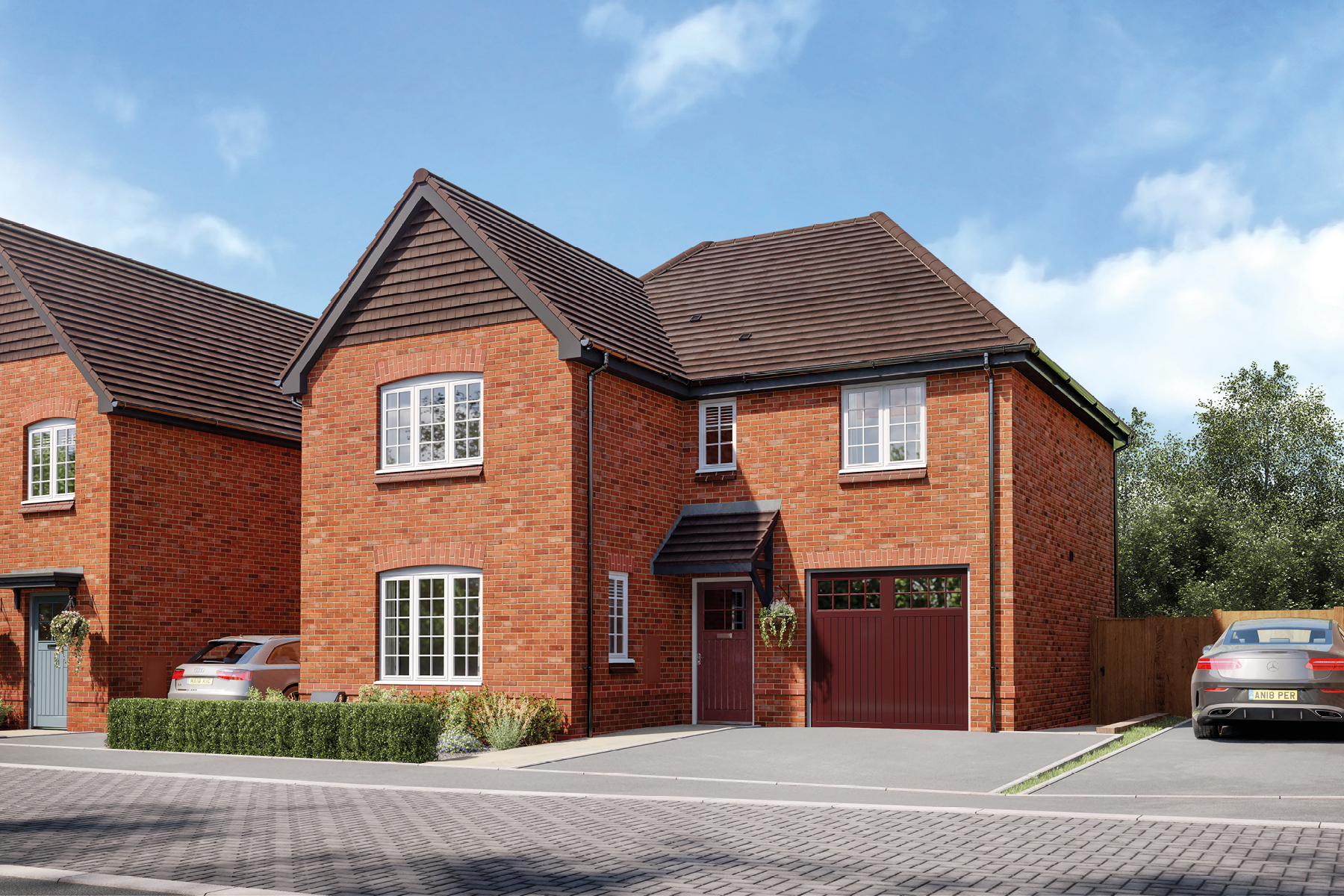4 bedroom detached with views of green open space - Image 1