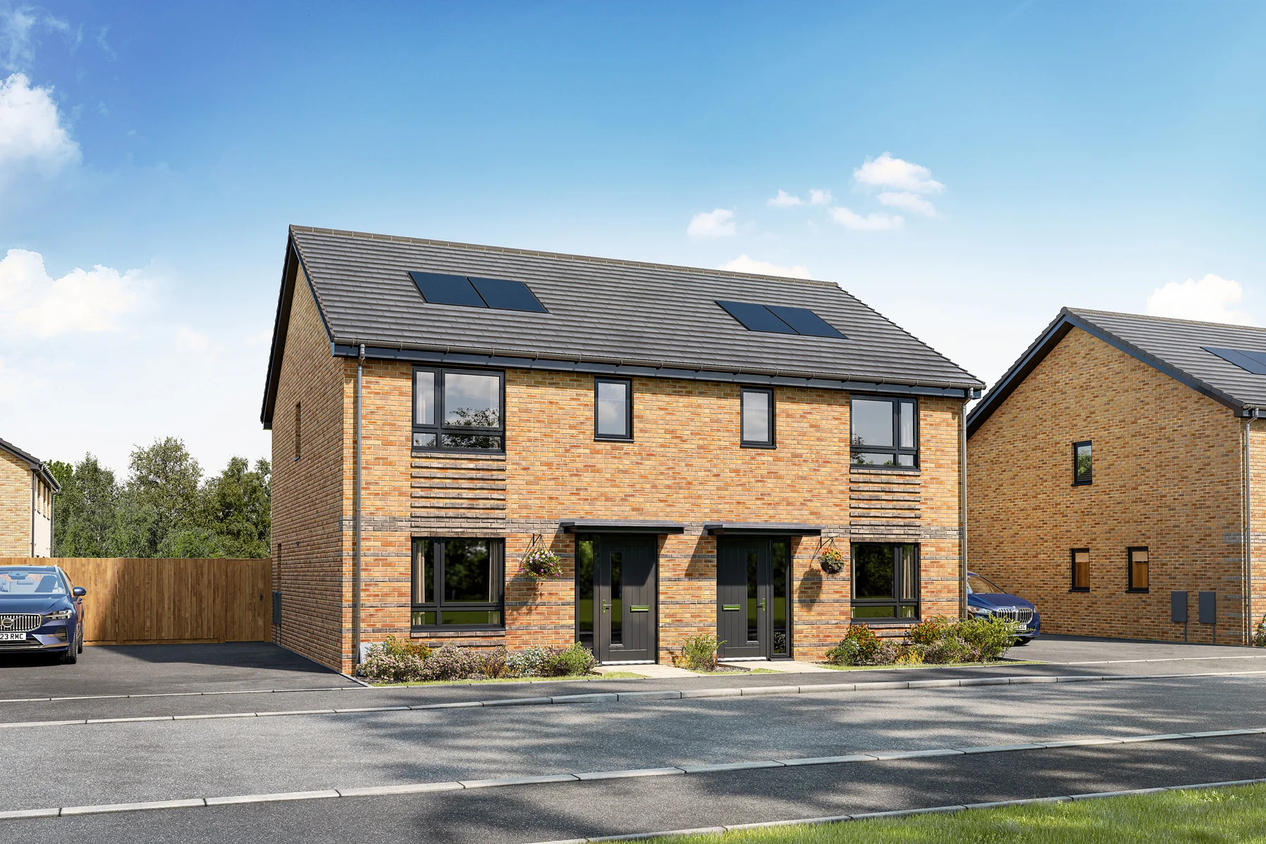 3 bedroom end terrace with parking for 2 cars - Image 1
