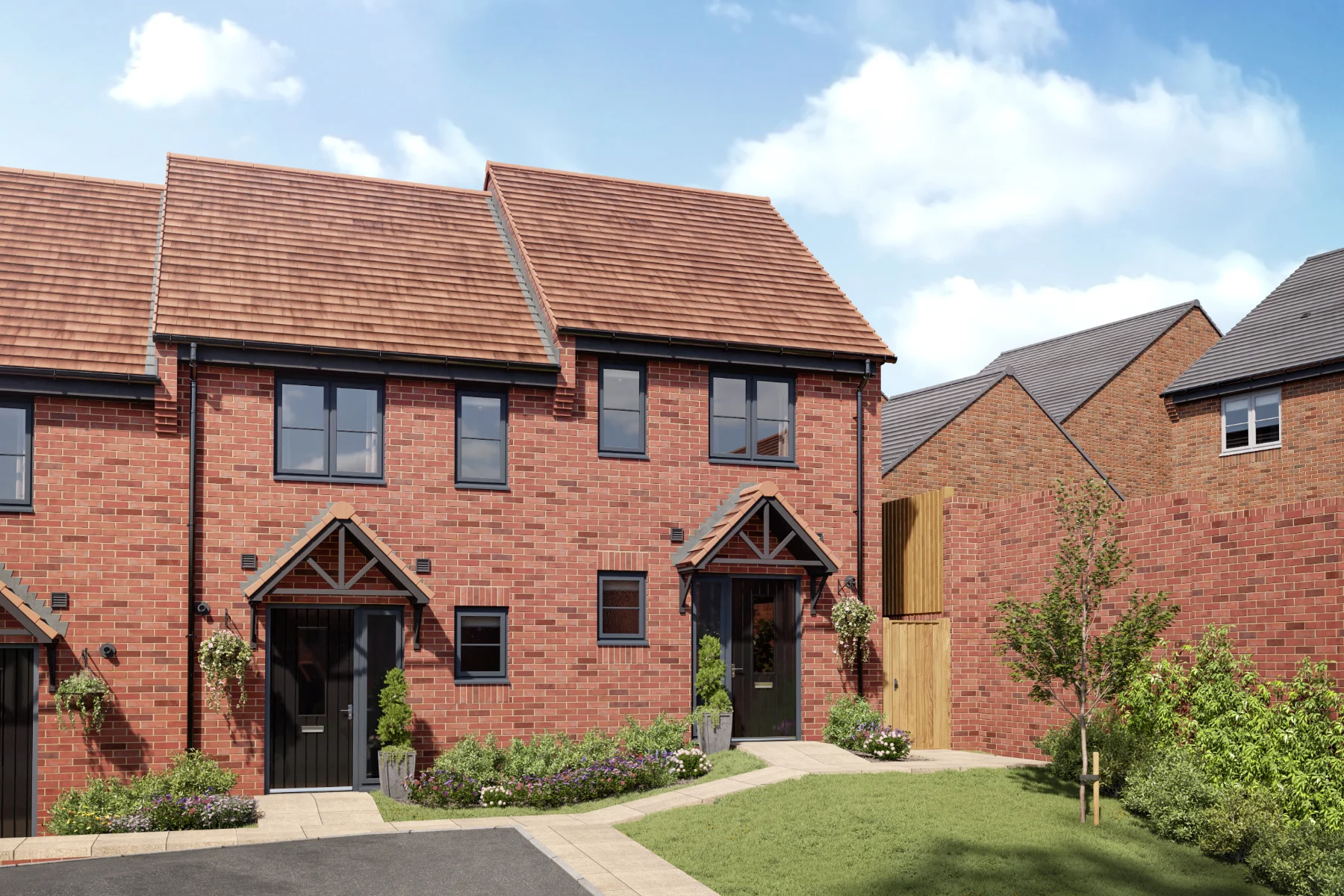 2 bedroom mid terrace with two parking spaces - Image 1