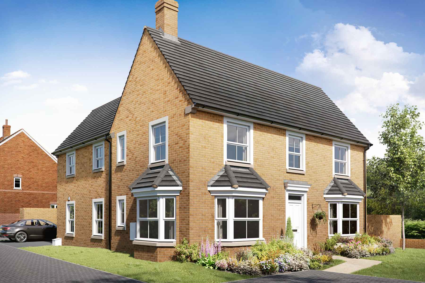 4 bedroom detached with two bathrooms, garage and driveway - Image 1