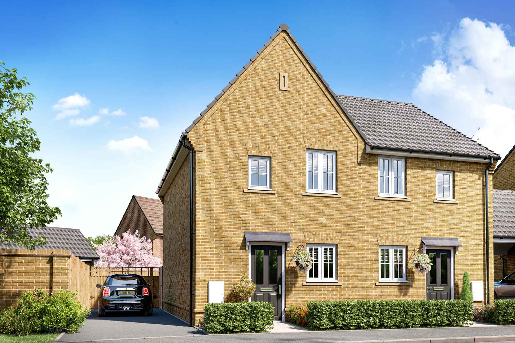 2 bedroom mid terrace with west facing garden - Image 1