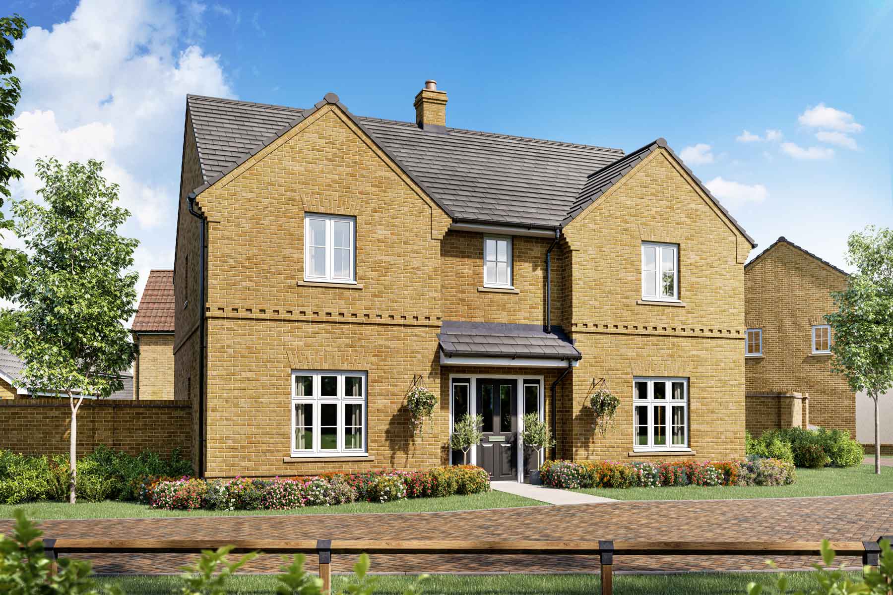 5 bedroom detached overlooking green space - Image 1