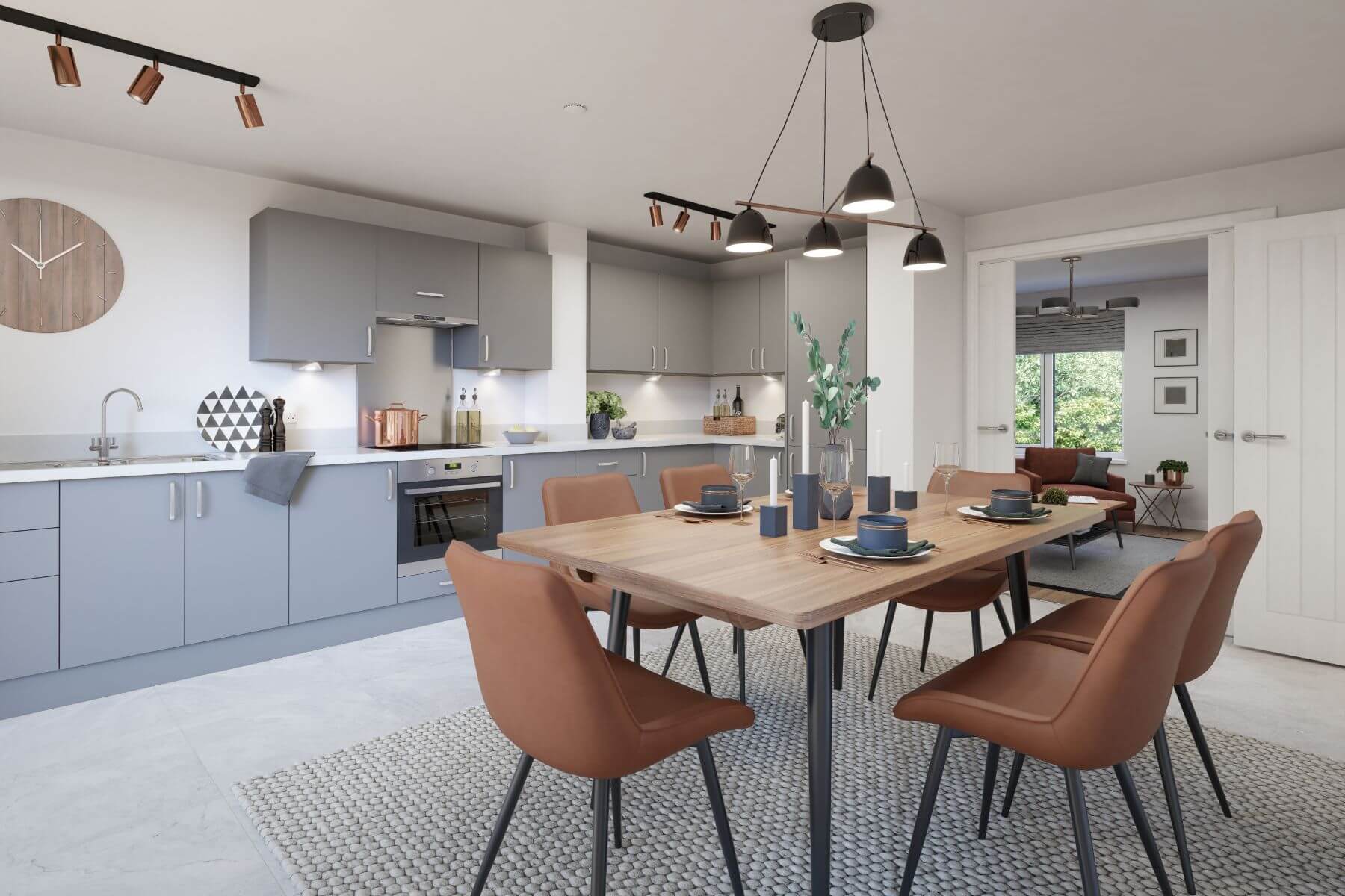 4 bedroom semi-detached with open space opposite - Image 1