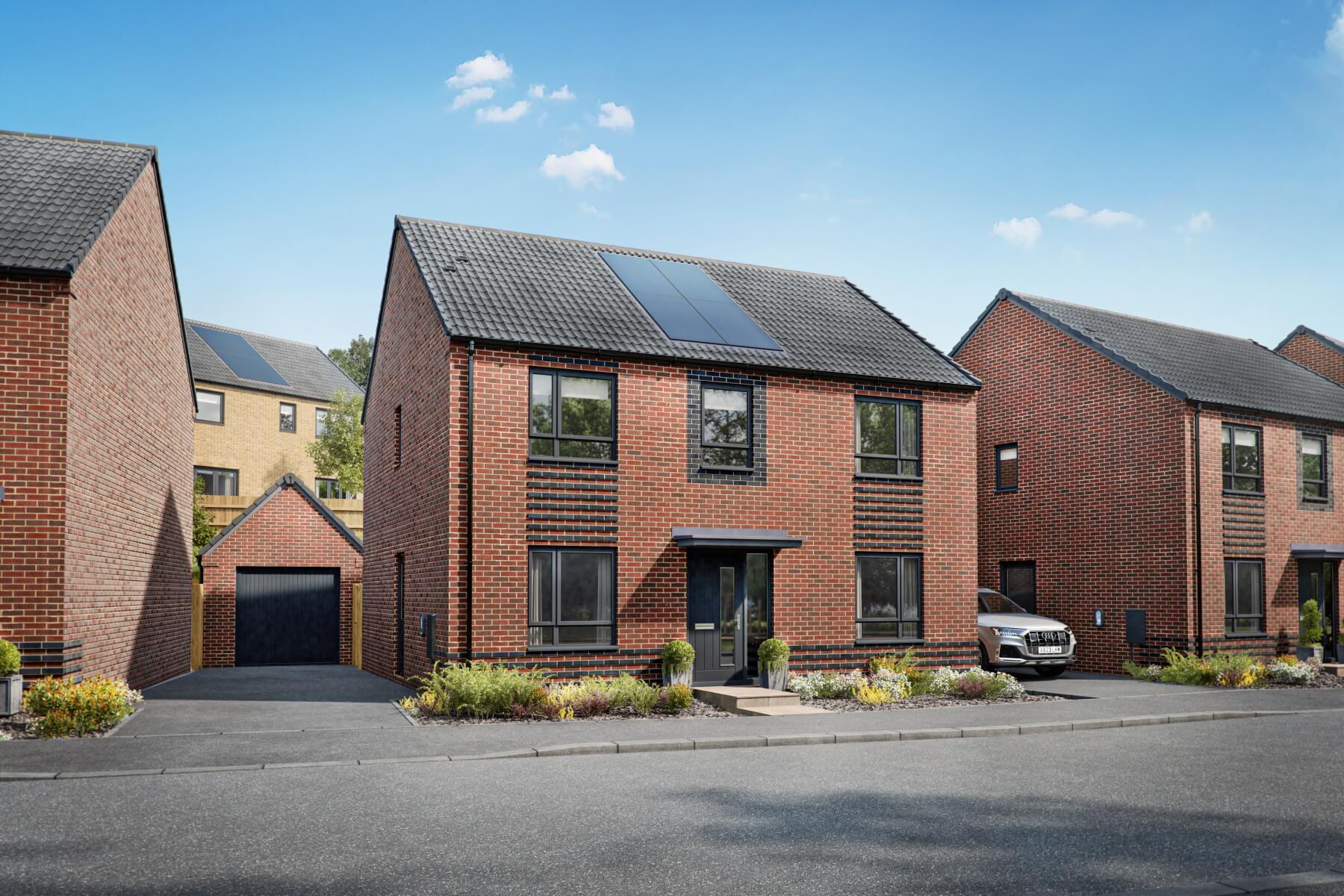 4 bedroom detached with solar panels - Image 1