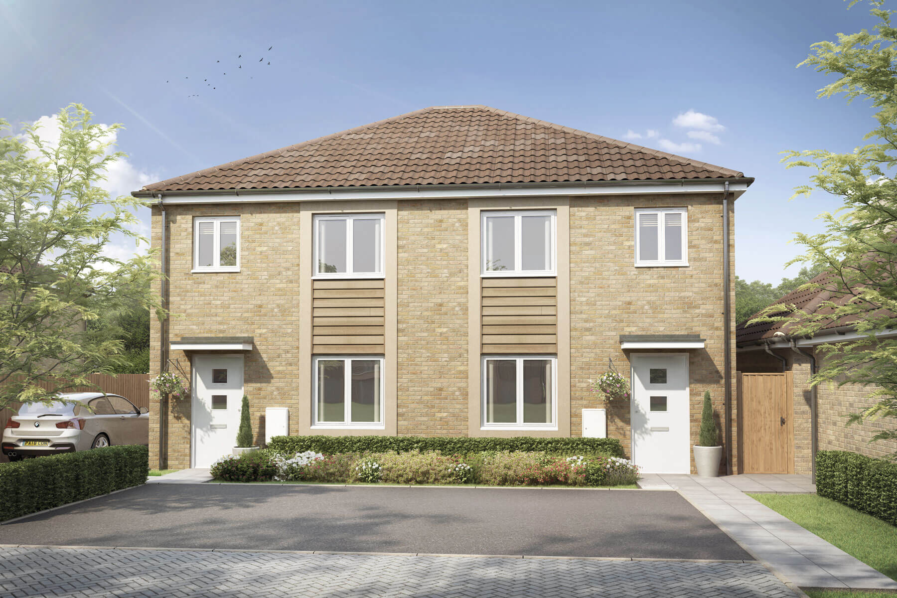 3 bedroom semi-detached with double door to the garden - Image 1