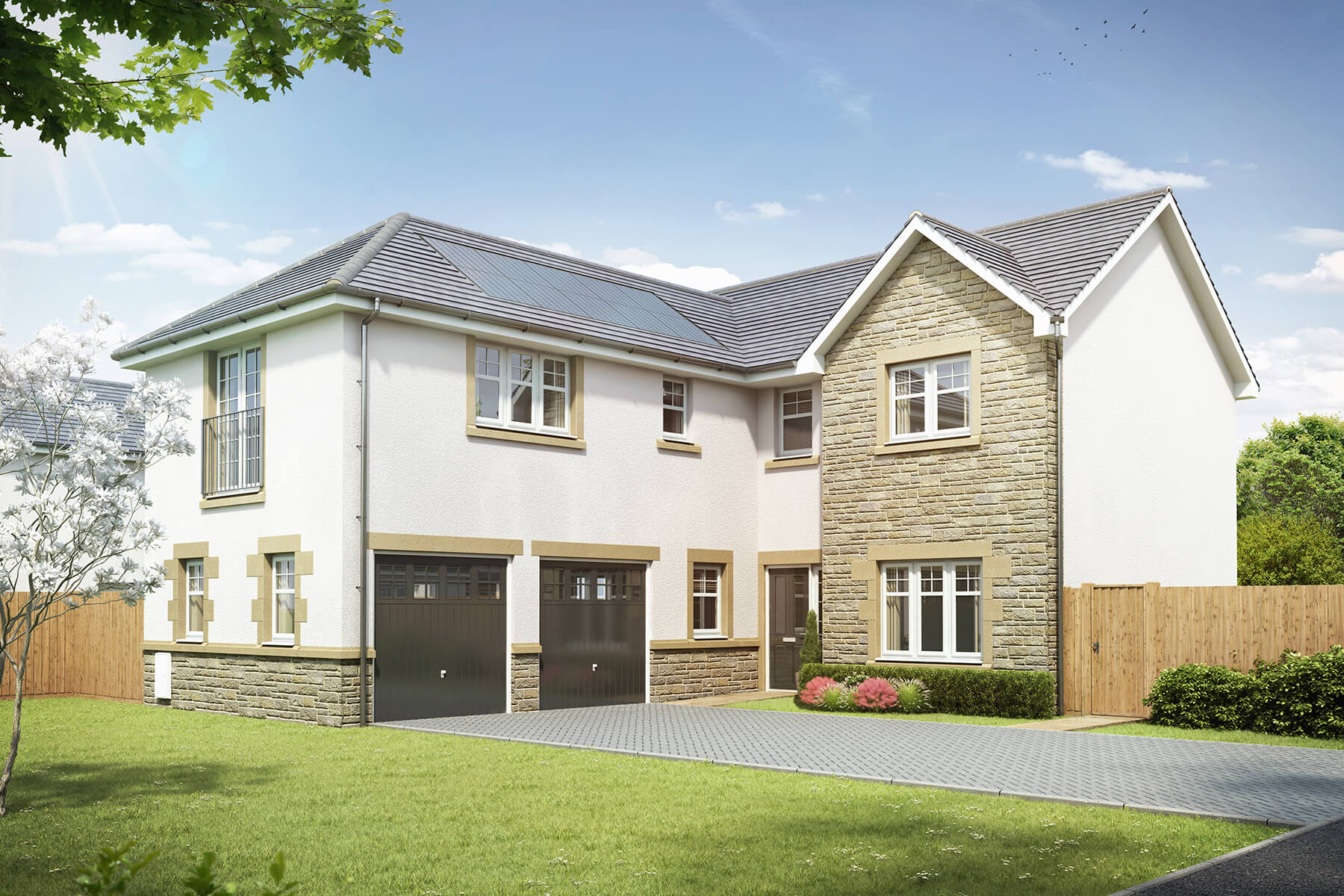 5 bedroom detached with garden room and double garage - Image 1