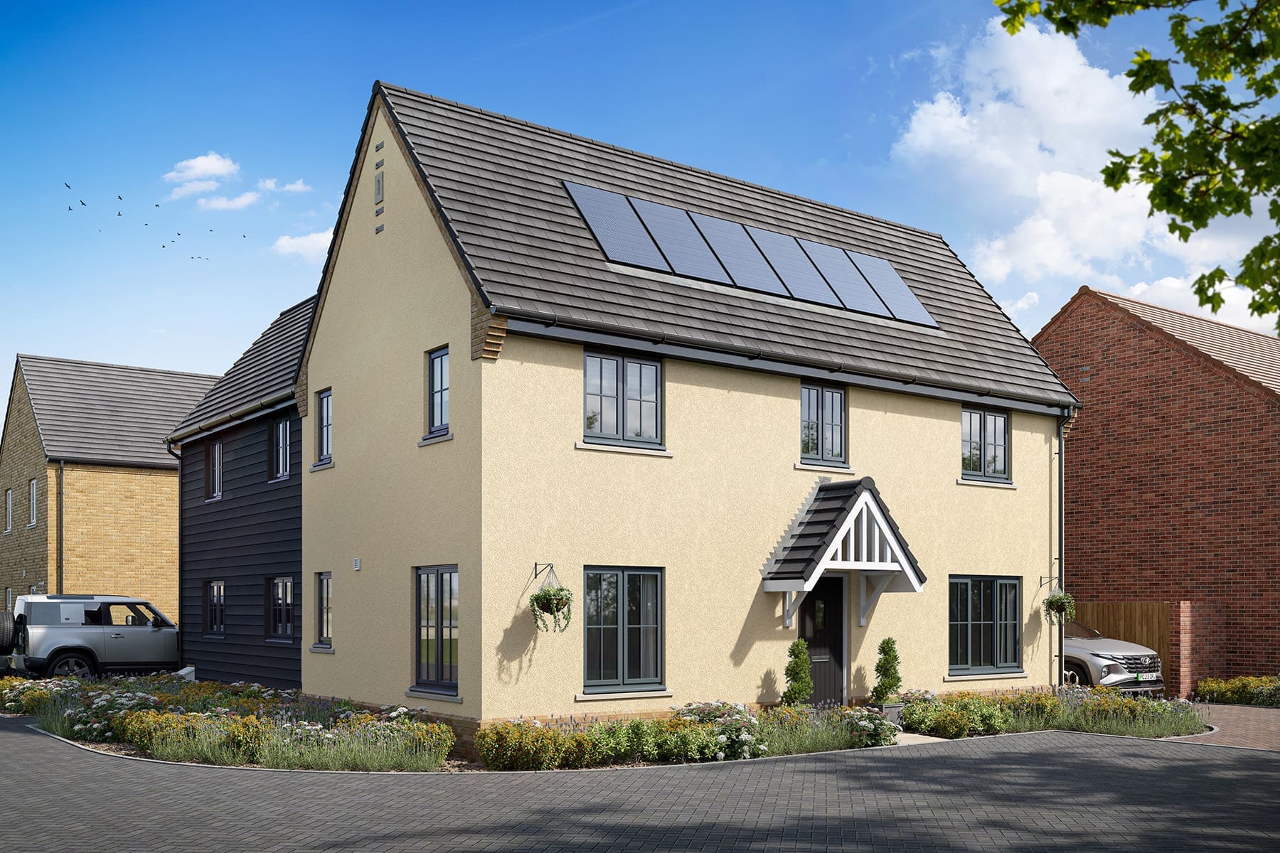 4 bedroom detached with open space views - Image 1
