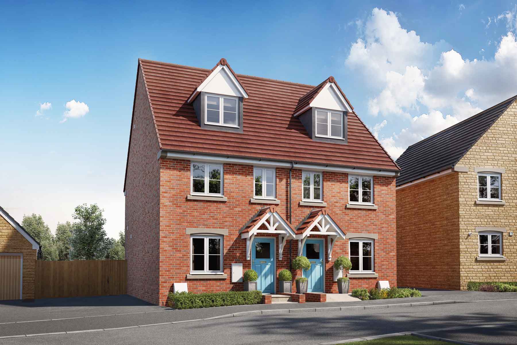 3 bedroom semi-detached with double doors to the garden - Image 1