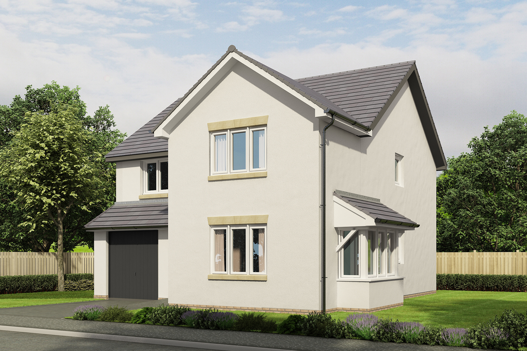 4 bedroom detached with an integrated garage - Image 1