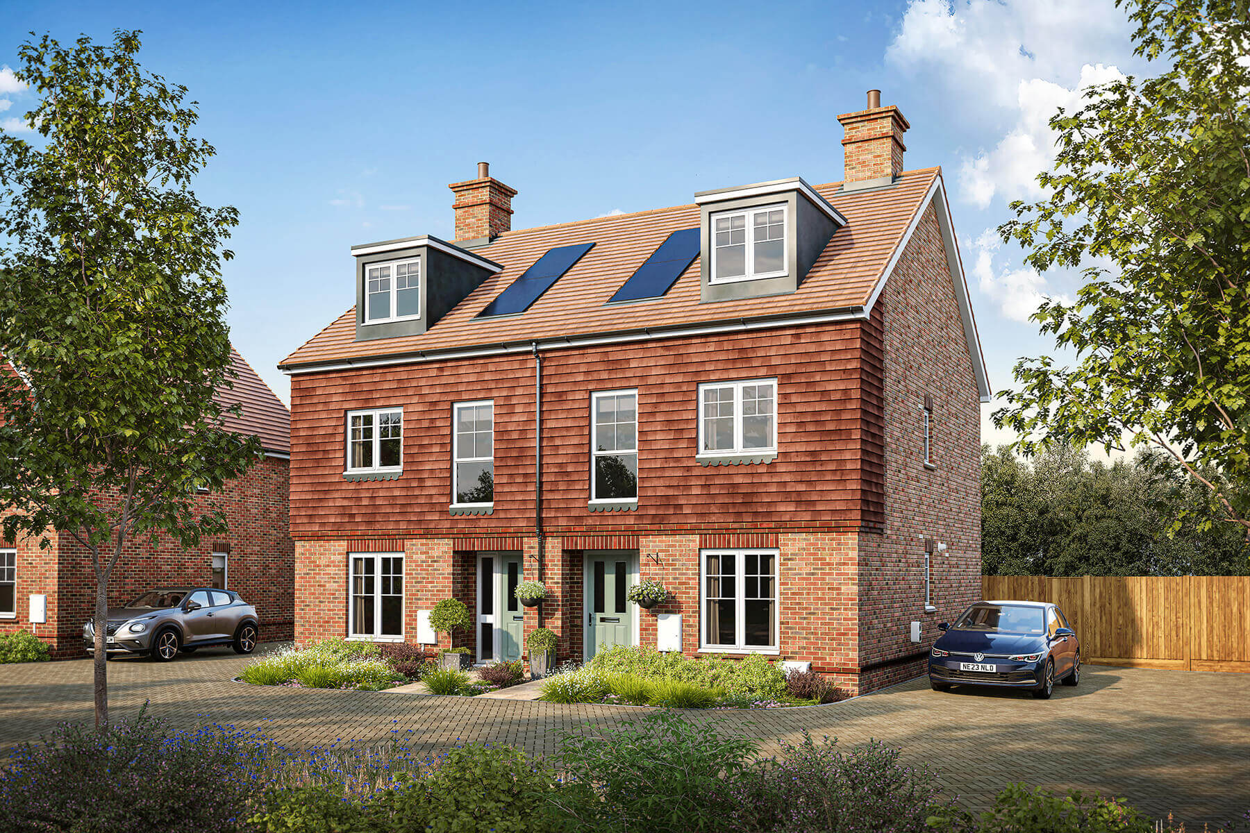 3 bedroom semi-detached with second floor study - Image 1