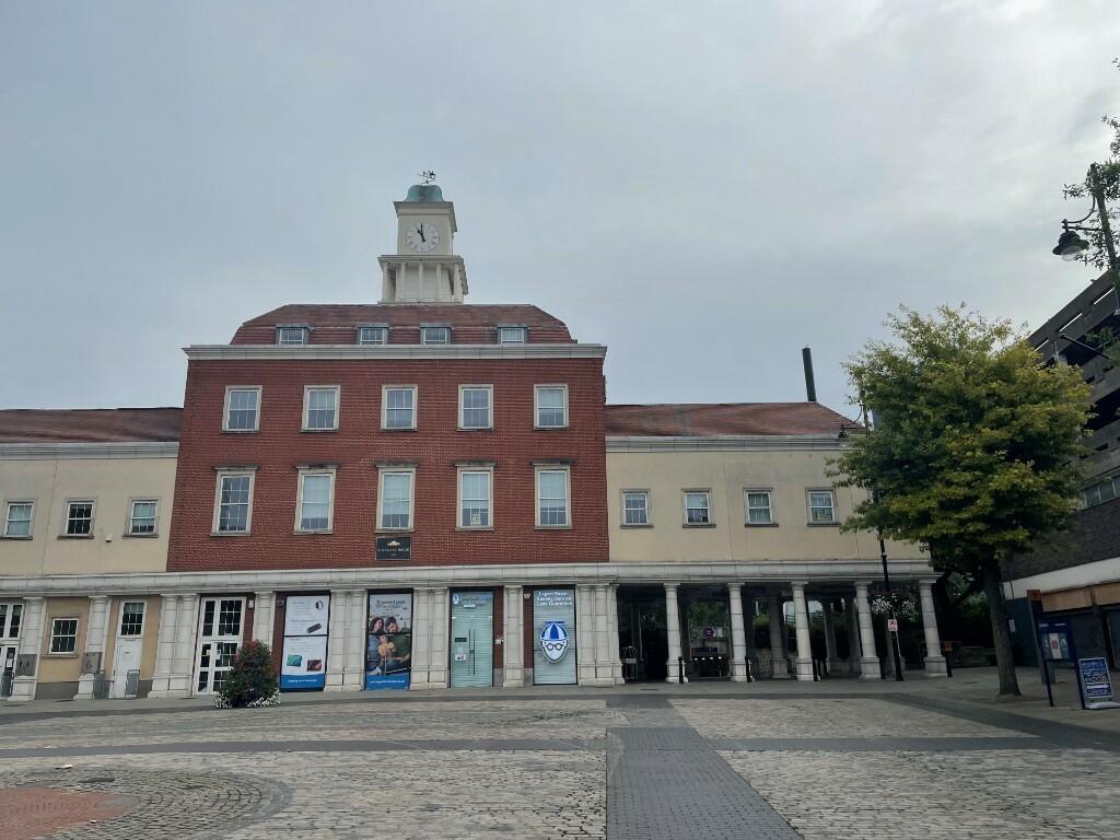 Market Place in Romford - view